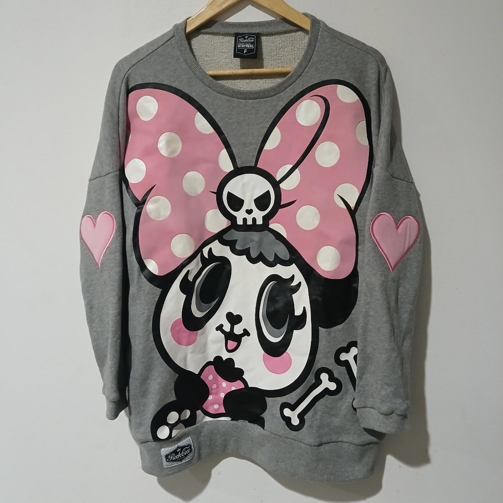 RockCoco by StayReal Sweatshirt ( Japan size F = US size M) Read The Description
